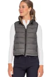 Discount KASTEL DENMARK Ladies’ Contessa Reversible Quilted Vest Camel/Slate