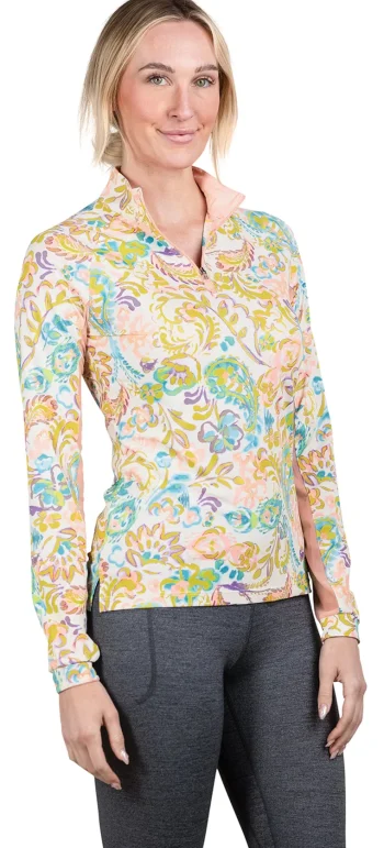 Hot KASTEL DENMARK Ladies’ Danica Long Sleeve Shirt Impatiens Pink
