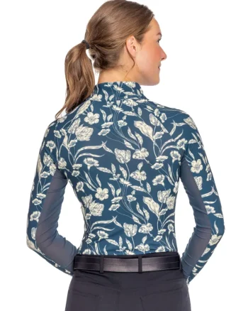 Hot KASTEL DENMARK Ladies’ French Tulip Long-Sleeve Shirt - "Maeve" Sailor Blue