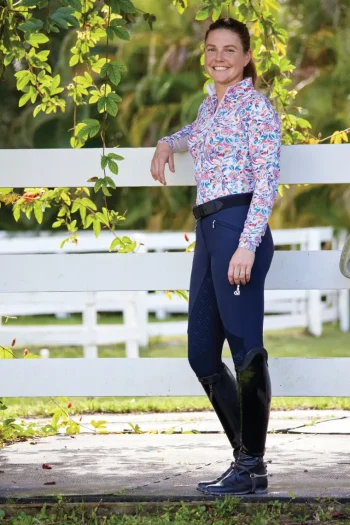 Clearance KASTEL DENMARK Ladies’ Nadine Long Sleeve Shirt Parisian Floral