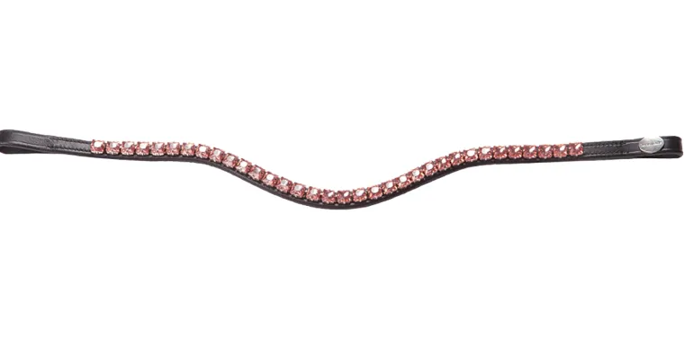kavalkade-square-rose-crystal-PEnibTim-0.webp Sale PEP-KAVALKADE Kavalkade Square Crystal Browband Rose