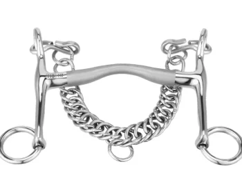 New GEM-HERM SPRENGER Herm Sprenger® Satinox Weymouth Bit with 14mm Mouth/5cm Cheeks Stainless