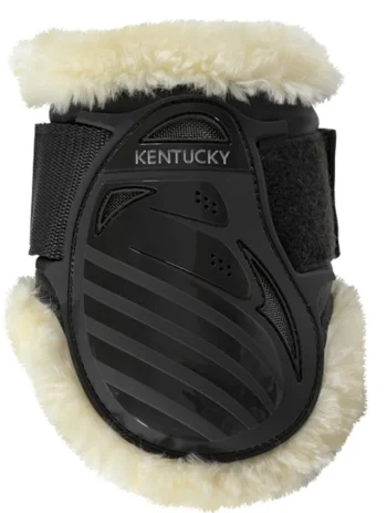 Online KENTUCKY HORSEWEAR Vegan Sheepskin Young Horse Fetlock Boots Black