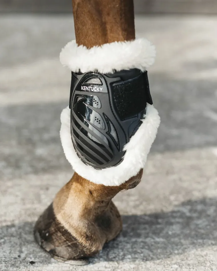 kentucky-horsewear-vegan-sheep-ZTXbFVVP-3.webp Online KENTUCKY HORSEWEAR Vegan Sheepskin Young Horse Fetlock Boots Black