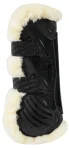 Fashion KENTUCKY HORSEWEAR  Vegan Sheepskin Elastic Tendon Boots With Bamboo Black