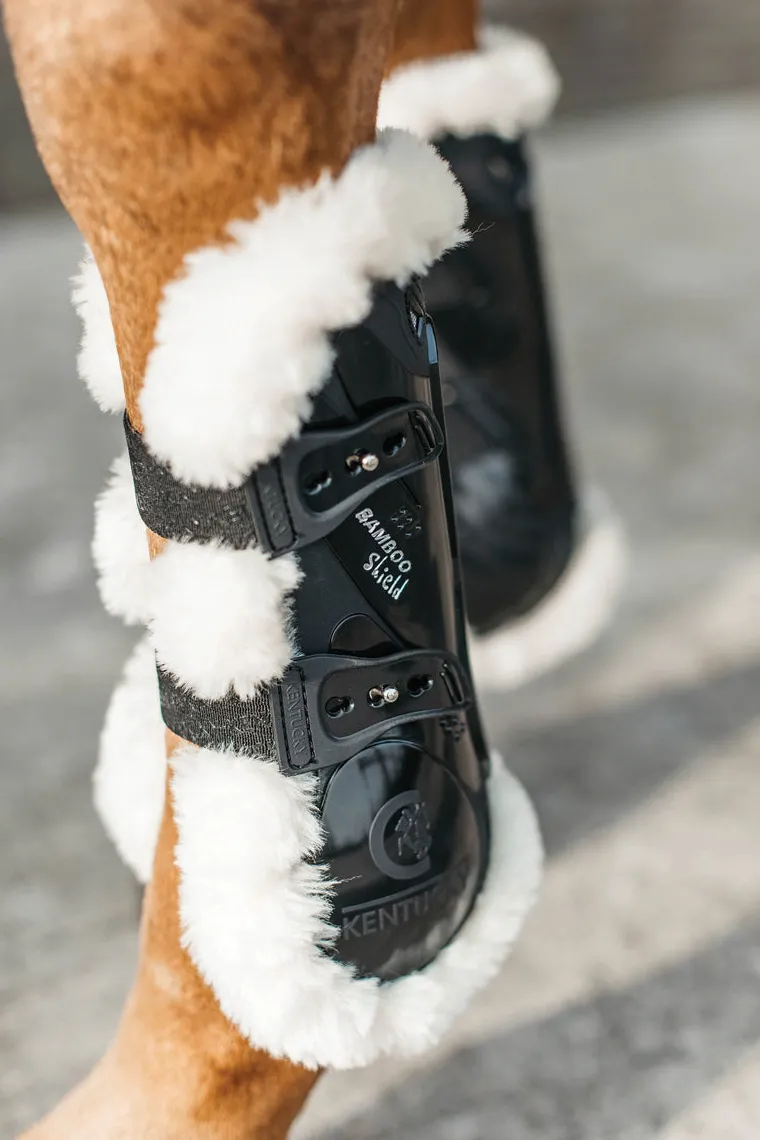 kentucky-horsewearvegan-sheeps-gmkmGbOU-1.webp Fashion KENTUCKY HORSEWEAR Vegan Sheepskin Elastic Tendon Boots With Bamboo Black