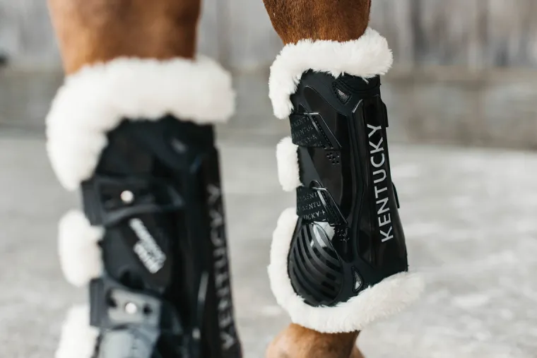 kentucky-horsewearvegan-sheeps-gmkmGbOU-4.webp Fashion KENTUCKY HORSEWEAR Vegan Sheepskin Elastic Tendon Boots With Bamboo Black
