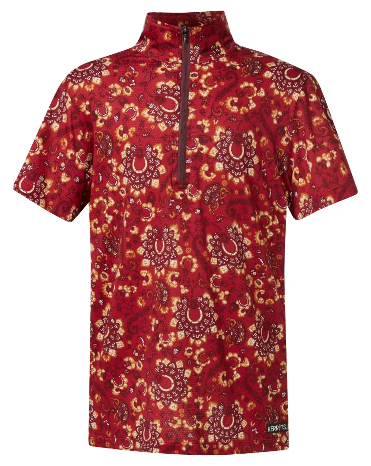 kerrits-kids-always-cool-icefi-wCmKaqTs-4.webp Clearance KERRITS ® Kids’ Always Cool IceFil® Short Sleeve Print Shirt