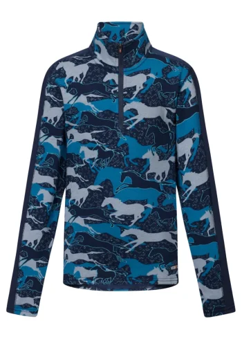 Best KERRITS ® Kids’ Plush Printed Fleece Half-Zip Top