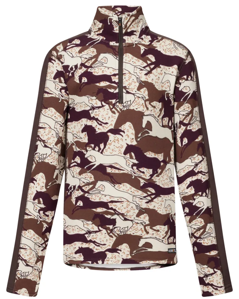 kerrits-kids-plush-printed-fle-UKIGnFJI-1.webp Best KERRITS ® Kids’ Plush Printed Fleece Half-Zip Top