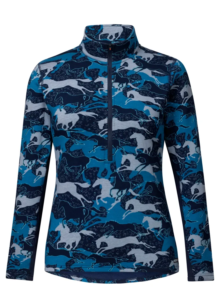 kerrits-ladies-plush-printed-f-ElLgJrAZ-2.webp Online KERRITS ® Ladies’ Plush Printed Fleece Half-Zip Top