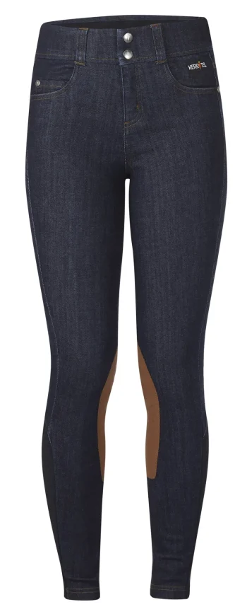Hot KERRITS  Kids’ Stretch Knee-Patch Breech Denim
