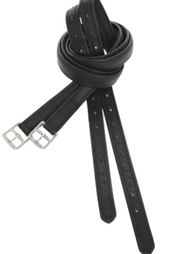 Fashion KIEFFER SATTLERWAREN Kieffer Soft Half-Hole Stirrup Leathers Black