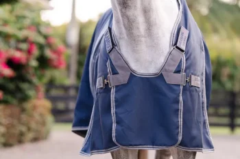 Discount HORSEWARE ® Ireland Rambo® Optimo Stable Sheet Navy/Thunderstorm Grey/Silver