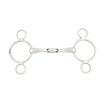 Sale PARTRADE Metalab Magic System™ Double-Jointed French Link Continental Gag Bit Stainless Steel