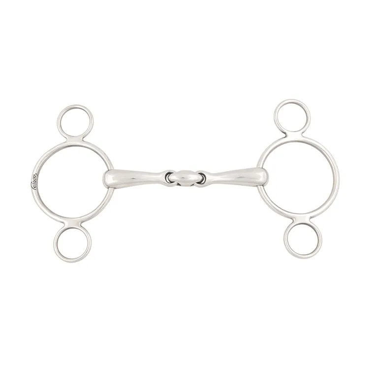 lRlRjoqK_0.webp Sale PARTRADE Metalab Magic System™ Double-Jointed French Link Continental Gag Bit Stainless Steel