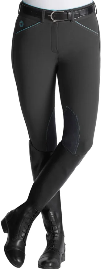Best SUPERHOUSE Ladies’ Wellesley Classic Piped Knee-Patch Breech