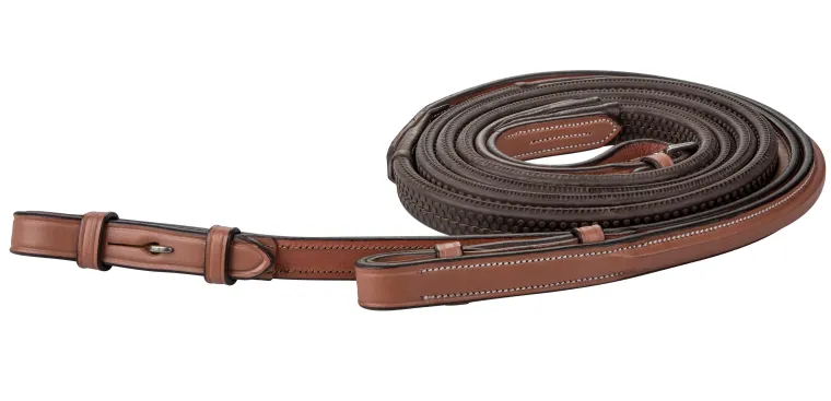 laureate-by-henri-de-rivel-rub-MJMUFCXm-0.webp Online JPC EQUESTRIAN Laureate By Henri De Rivel Rubber Reins Oakbark