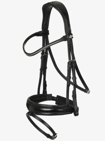 Sale HORSE HEALTH TRADE LeMieux® Kudos Dressage Flash Bridle Black