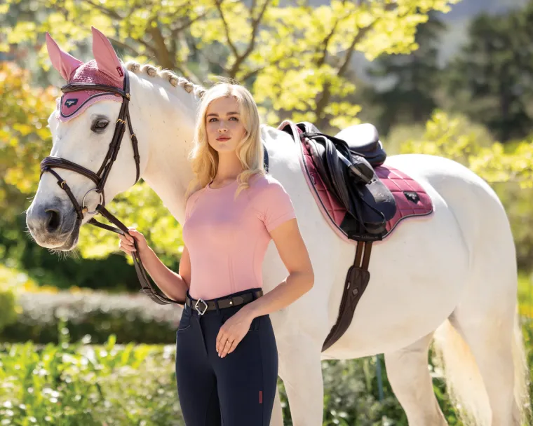 lemieux-ladies-britney-short-s-TUiAfsRw-4.webp Sale HORSE HEALTH TRADE LeMieux® Ladies’ Britney Short-Sleeve Training Top