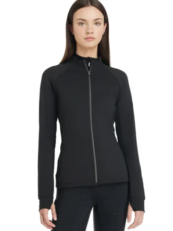 Hot HORSE HEALTH TRADE LeMieux® Ladies’ Full-Zip Shirt Black
