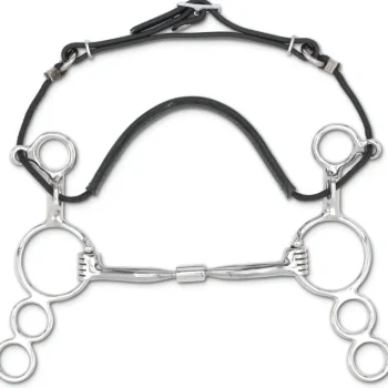 Hot TOKLAT ORIGINALS Myler® 3-Ring Combination Bit MB 01 Comfort Snaffle Stainless Steel