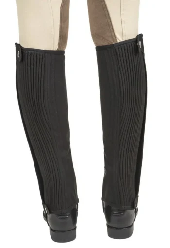 Best JPC EQUESTRIAN Léttia® Adults’ Suede Half Chaps Black