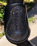 Online MAJYK EQUIPE ® Estrella Sparkle Leather Fetlock Boots Black/Sparkle