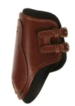 Online MAJYK EQUIPE ® Leather Hind Boot With Removable Impact Liners (Buckle Closure) Havana Brown