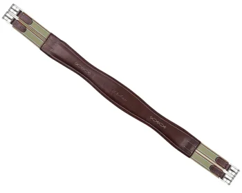 Online INT RIDING HELMET Marcel Toulouse Contour Shaped Padded Leather Girth Chocolate