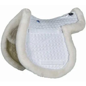Fashion WORLD EQUSTRN BRNDS Mattes Hunter Saddle Pad White
