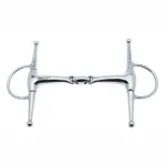 Discount PARTRADE Metalab Double-Jointed With Oval Link Full Cheek Snaffle Bit Stainless Steel