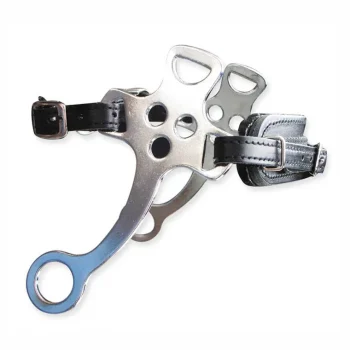 Discount PARTRADE Metalab Hackamore With Leather Noseband Brown