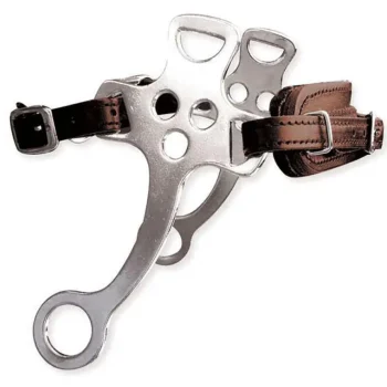 Discount PARTRADE Metalab Hackamore With Leather Noseband Brown