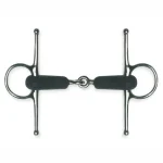 Sale PARTRADE Metalab Jointed Rubber Full Cheek Snaffle Bit Stainless Steel