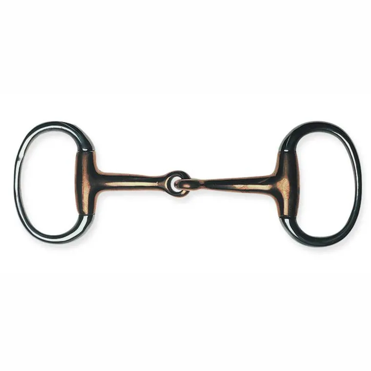 metalab-jointed-with-thin-copp-skBnnDLL-0.webp Online PARTRADE Metalab Jointed With Thin Copper Eggbutt Snaffle Bit Stainless Steel