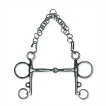 New PARTRADE Metalab Solid Jointed Pelham Bit Stainless Steel