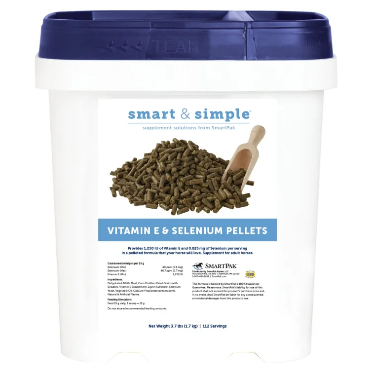 mgdXsFjr_0.webp Discount SMARTEQUINE ™ Smart & Simple Vitamin E & Selenium Pellets NA