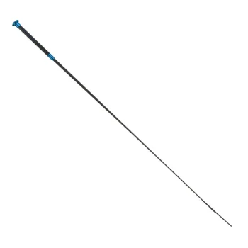 New FLECK GMBH CO Fleck® Silk Touch Crystal Blue Dressage Whip Black/Blue