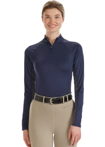 New I APPAREL INT GROUP Noble Equestrian™ Ladies’ Ashley + Long Sleeve Solid Shirt