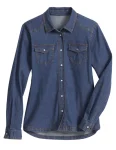 Sale KIRSCH Noble Equestrian™ Ladies’ Bree Long Sleeve Shirt Dark Wash