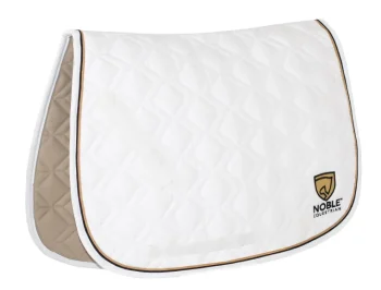 New NOBLE EQUESTRIAN ™ Premier Saddle Pad White