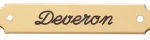 Sale DOVER DROPSHIP Notched Corner Saddle Nameplate