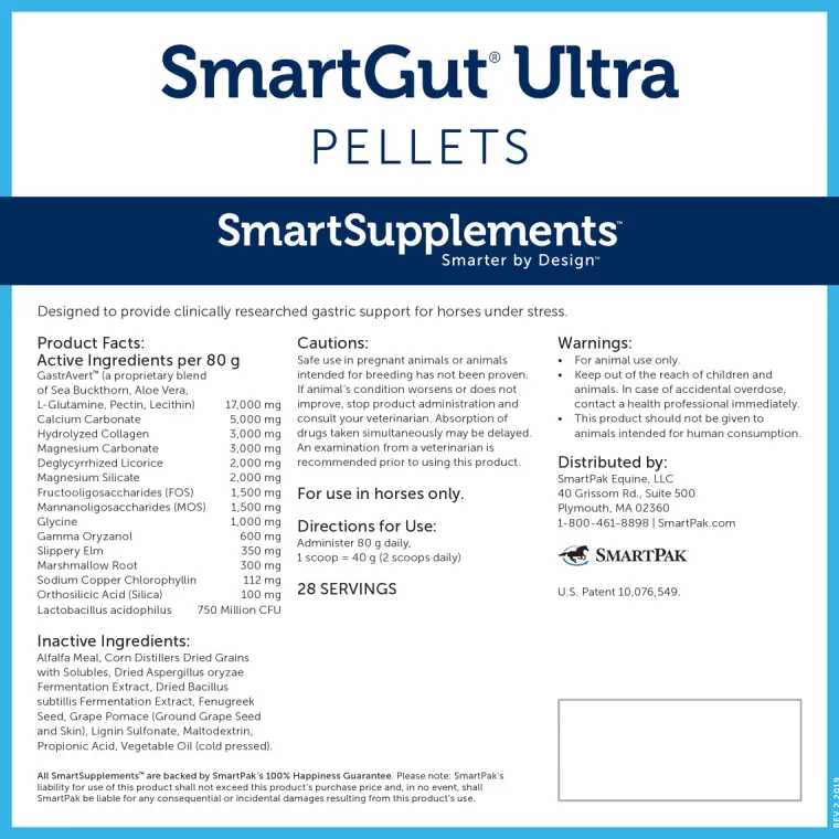 nsvDJrgv_1.webp Discount SMARTPAK SmartEquine™ SmartGut® Ultra Pellets - 5 lbs.