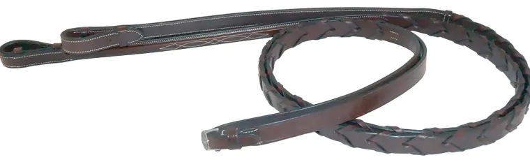 nunn-finer-bella-donna-round-r-UbIHLzRT-0.webp Outlet NUNN FINER PRODUCTS Nunn Finer® Bella Donna Round Raised Laced Reins Havana