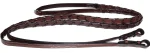 Best NUNN FINER PRODUCTS Nunn Finer® Rubber-Lined Laced Reins Havana