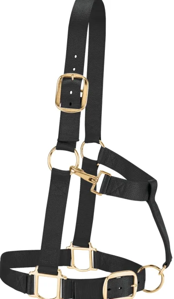 Best WEAVER LEATHER Nylon Adjustable Draft Halter