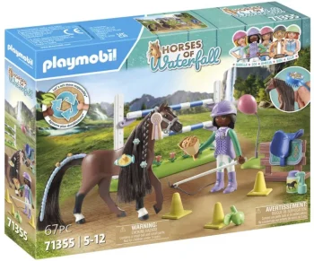 Best PLAYMOBIL USA INC Playmobil® Zoe & Blaze with Jump Set
