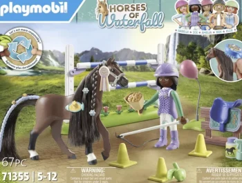Best PLAYMOBIL USA INC Playmobil® Zoe & Blaze with Jump Set
