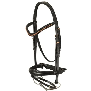 Hot ERS Ovation® Munich Anatomic Dressage Bridle Black